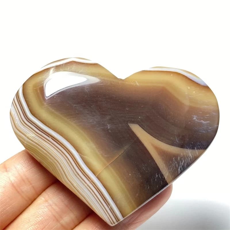 Banded Agate — Heart